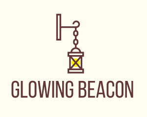 Light - Hanging Lamp Lighting logo design