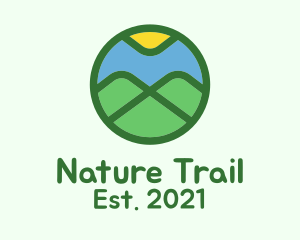 Outdoors - Outdoor Mountain  Badge logo design