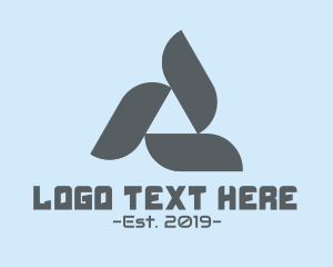 Triangle - Generic Gray Shapes logo design