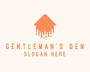 Generic Home Paint Arrow logo design