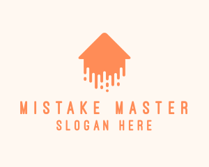 Generic House Paint Arrow logo design