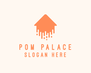 Generic House Paint Arrow logo design