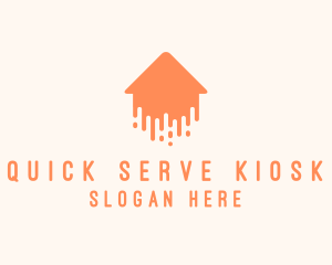 Generic Home Paint Arrow logo design