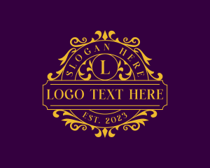 Leaves - Luxury Elegant Jewelry logo design