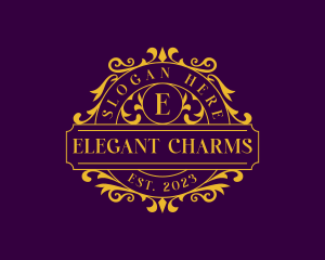 Luxury Elegant Jewelry logo design
