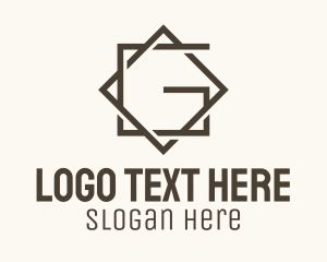 Ceramic - Monoline Ornament Letter G logo design