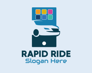 Cab - Car Online App logo design