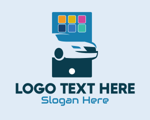 Social Media - Car Online App logo design