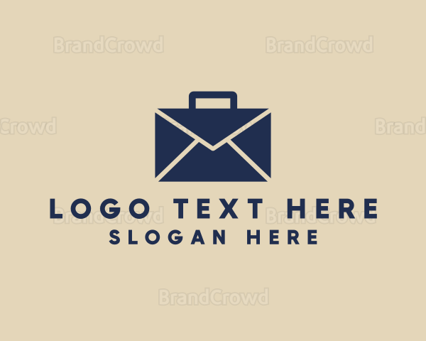 Envelope Mail Briefcase Logo