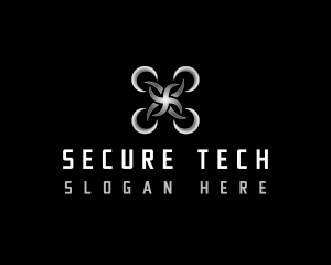 Security - Security Surveillance Drone logo design
