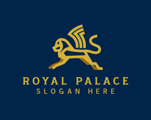 Royal Lion Wing logo design