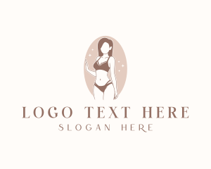 Plastic Surgery - Bikini Woman Fashion logo design