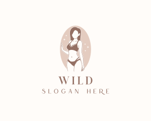 Bikini Woman Fashion  Logo