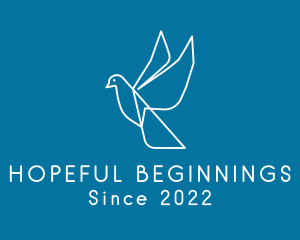 Hope - Flying Dove Aviary logo design