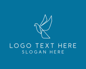 Avian - Flying Dove Freedom logo design