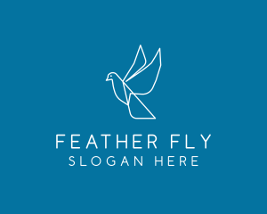 Flying Dove Freedom logo design