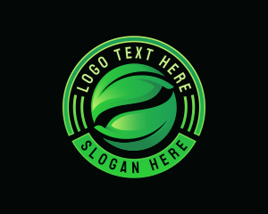 Massage - Leaf Eco Environmental logo design