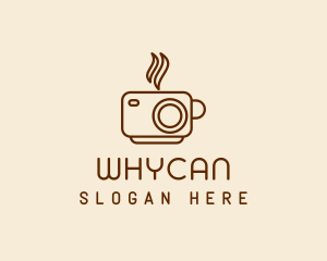 Camera App - Camera Cup Cafe logo design