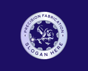 Fabrication - Welder Mechanic Fabrication logo design