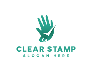 Approve - Hand Wash Checkmark logo design