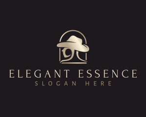 Model - Elegant Cowgirl Model logo design