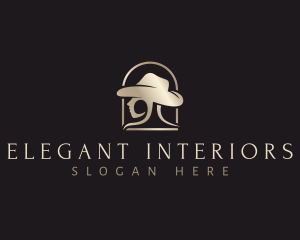 Elegant Cowgirl Model logo design