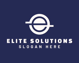 Startup Business Letter E logo design