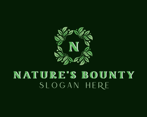 Natural Organic Farm logo design