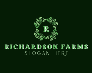 Natural Organic Farm logo design