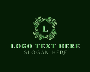 Leaf - Natural Organic Farm logo design