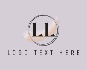 Lifestyle - Feminine Cosmetic Watercolor logo design