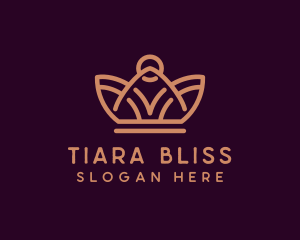 Deluxe Beauty Tiara logo design
