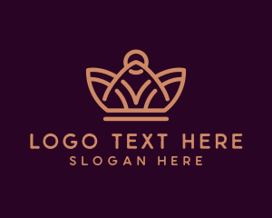 Regal - Deluxe Beauty Tiara logo design