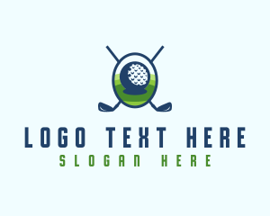 Golf Cup - Golf Ball Sports logo design