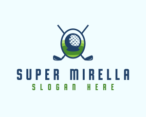 Golf Contest - Golf Ball Sports logo design