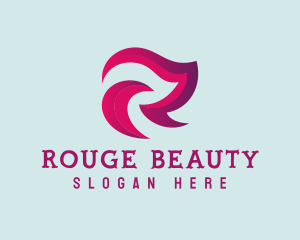 Gradient Beauty Letter R logo design