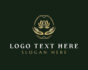 Lotus - Luxury Spa Wellness logo design