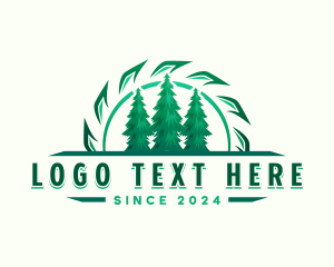 Timber - Timber Logging Forest logo design