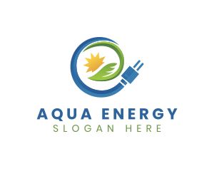 Eco Friendly Energy Plug logo design