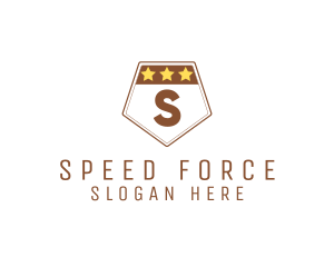 Military Pentagon Shield logo design