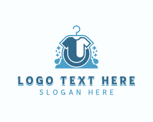 Dry Cleaning - Laundromat Clothes Laundry logo design