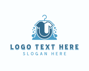 Hub - Laundromat Clothes Laundry logo design