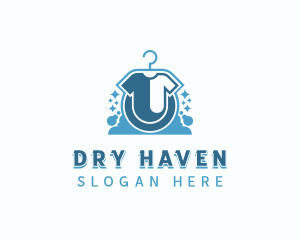 Laundromat Clothes Laundry logo design