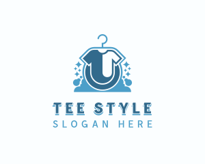 T Shirt - Laundromat Clothes Laundry logo design