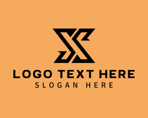 Letter X - Modern Industrial Letter X logo design