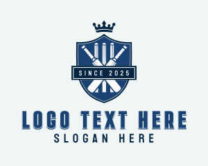 Cricket - Cricket Varsity League logo design