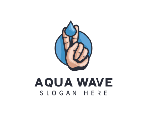 Water Peace Handwash logo design