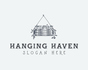 Hanging Plant Basket logo design