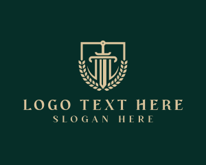 Scale - Legal Justice Sword logo design