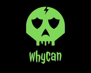 Grunge - Scary Skull Gaming logo design